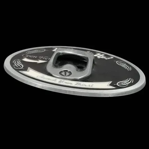 Belt Buckle Bottle Opener Bottom's Up Quench‎ Your Thirst Novelty Beer Drinking